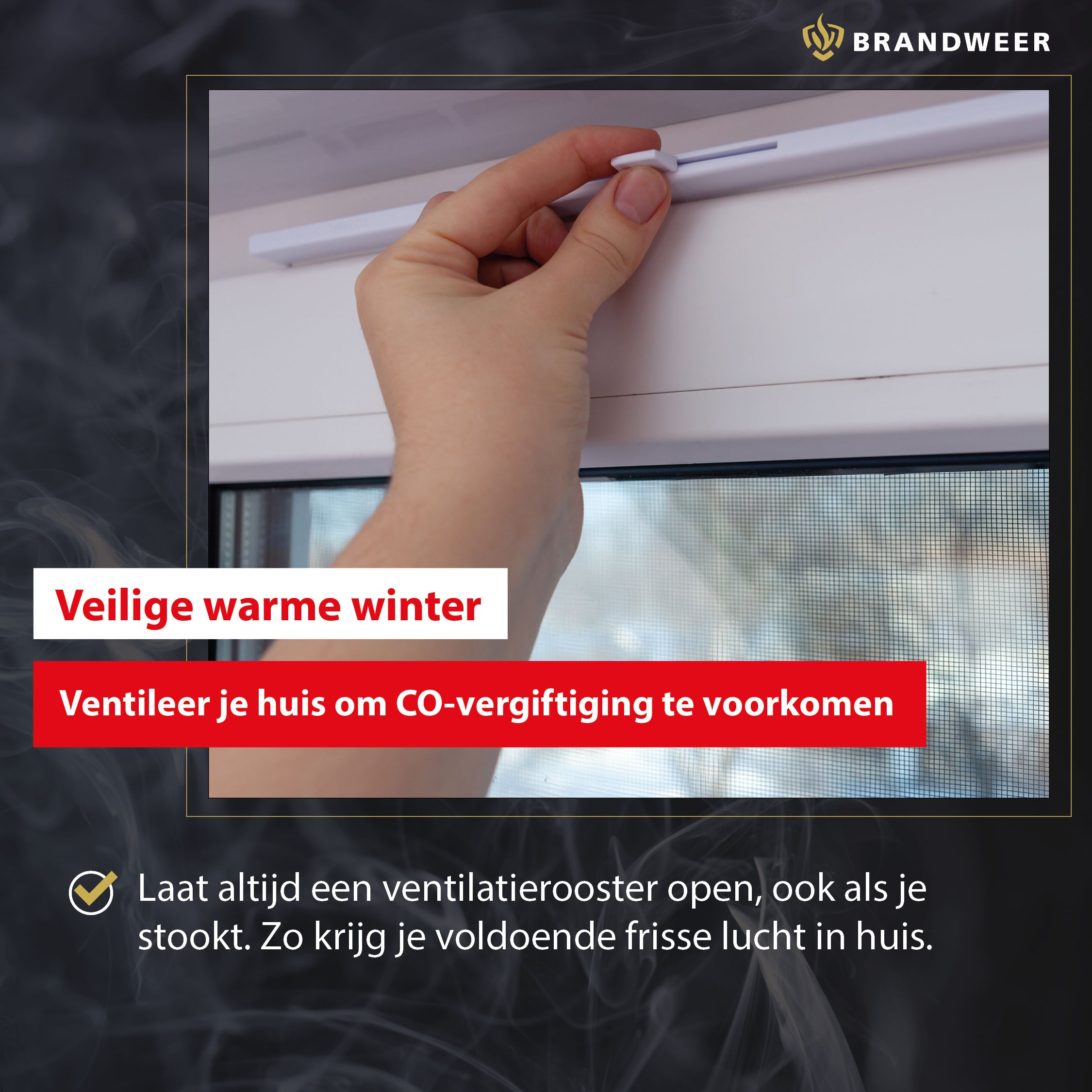 Tijdlijn CO ventilatierooster