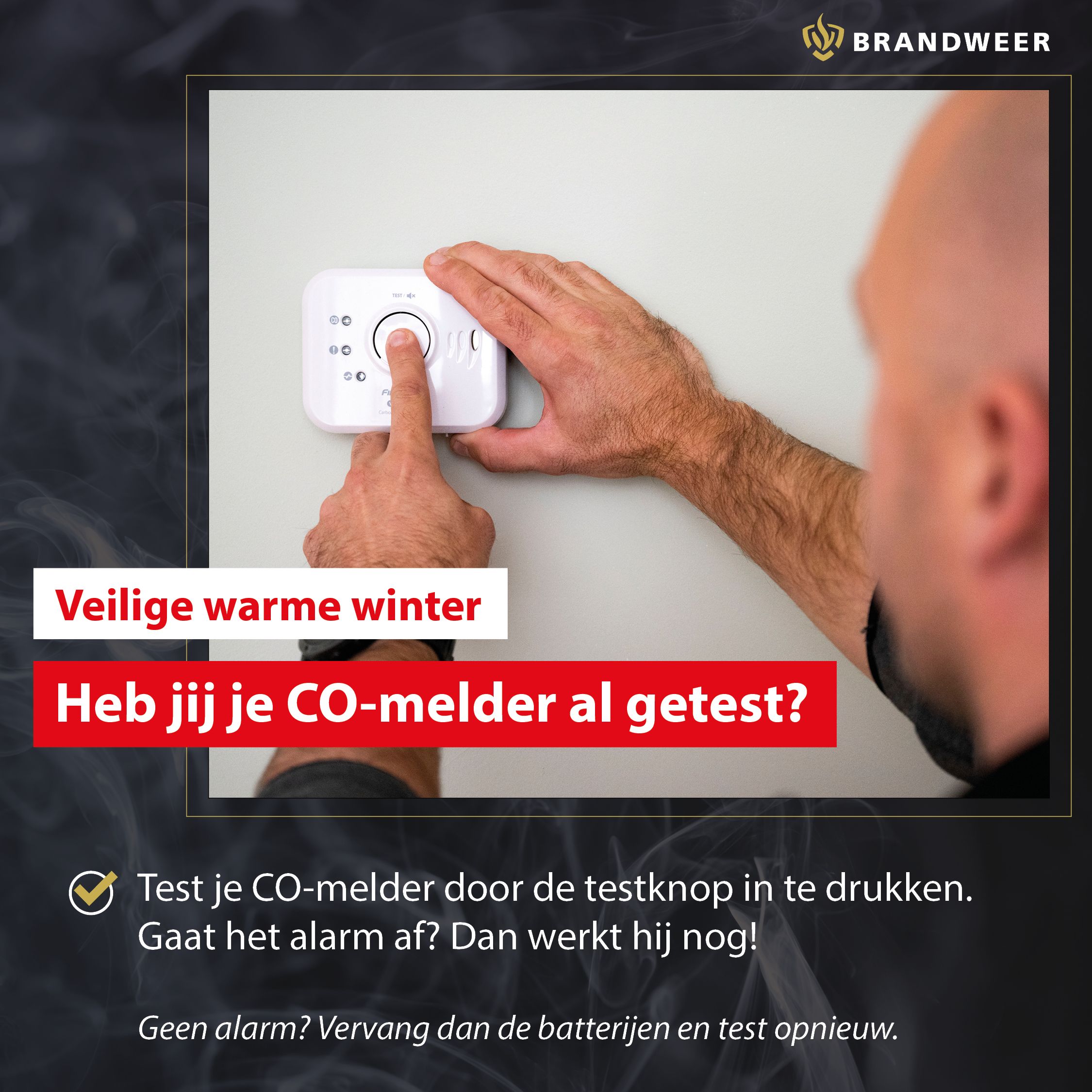 Tijdlijn CO testen