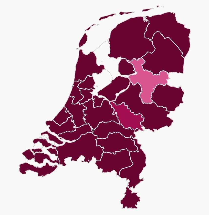 Risicokaart corona IJsselland