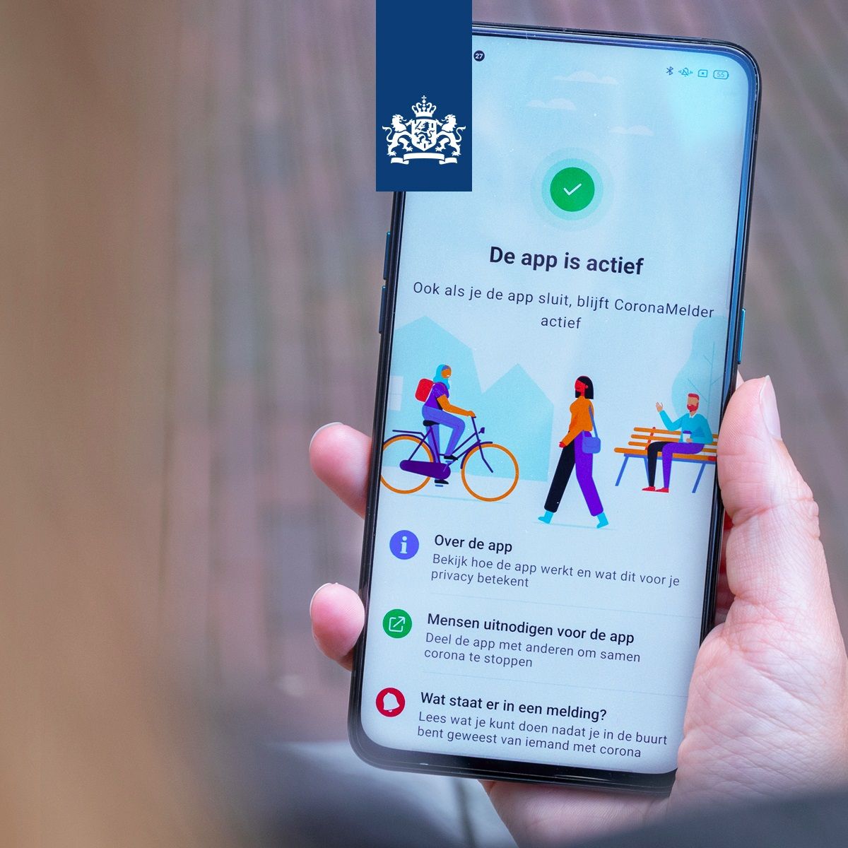 telefoon corona app