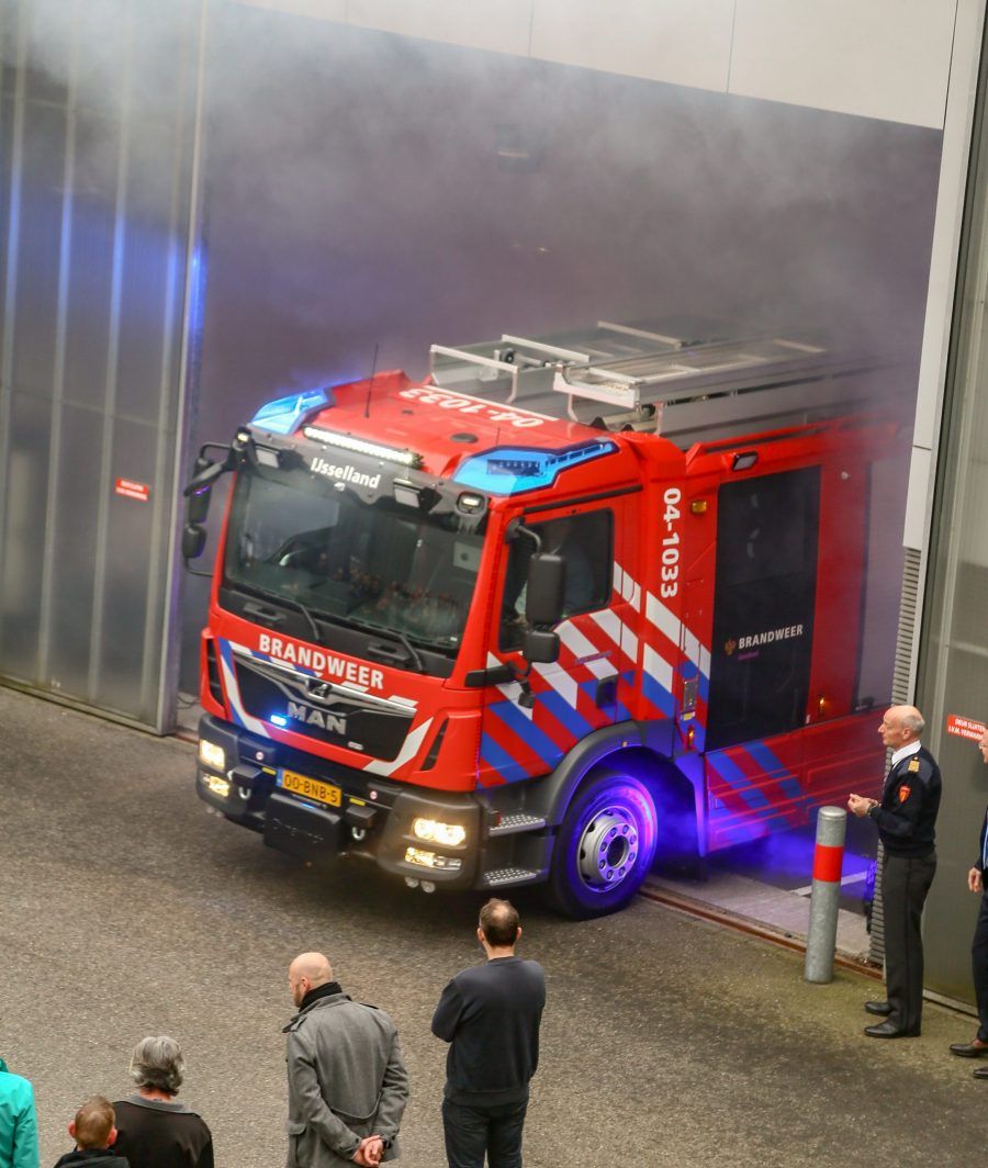 presentatie nieuwe brandweer tankautospuit