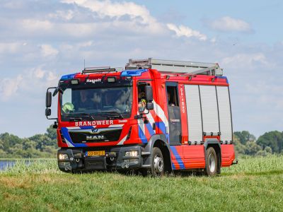 Brandweerauto IJsselland rijdt op duurzame brandstof