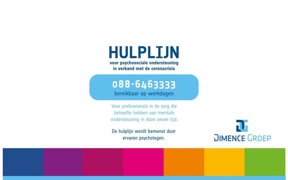 Hulplijn voor zorgprofessionals