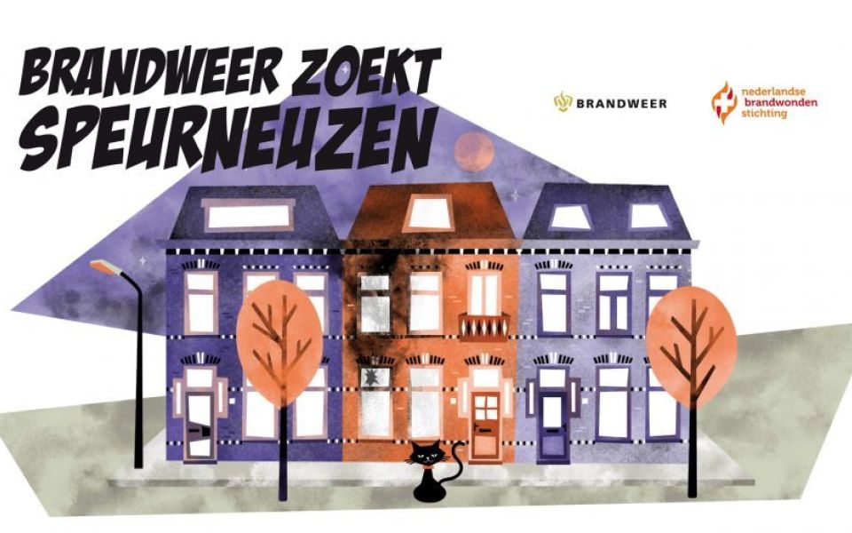 huizen met poes er voor brandweer zoekt speurneuzen