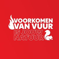 brandweer bij natuurbrand