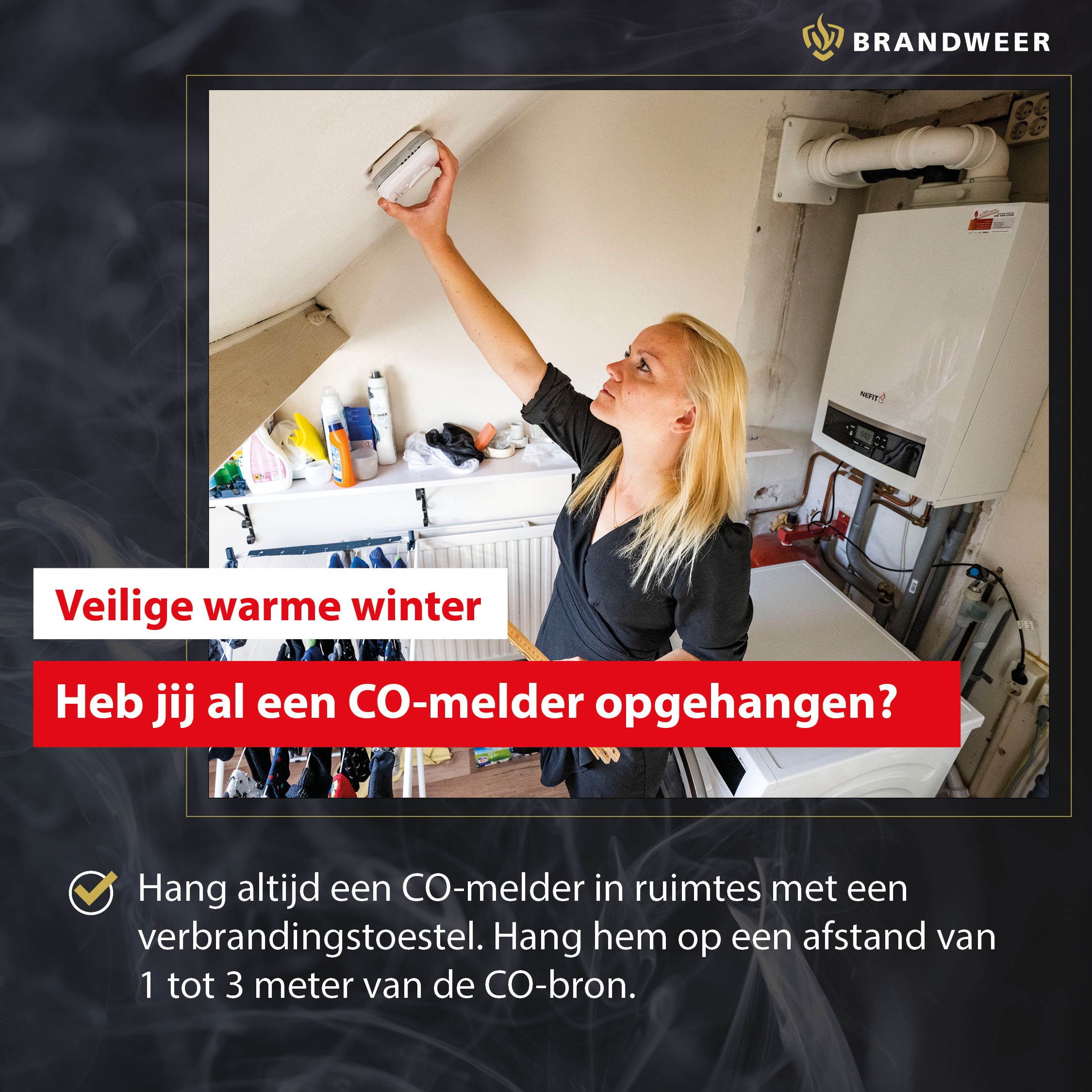 Tijdlijn CO ophangen