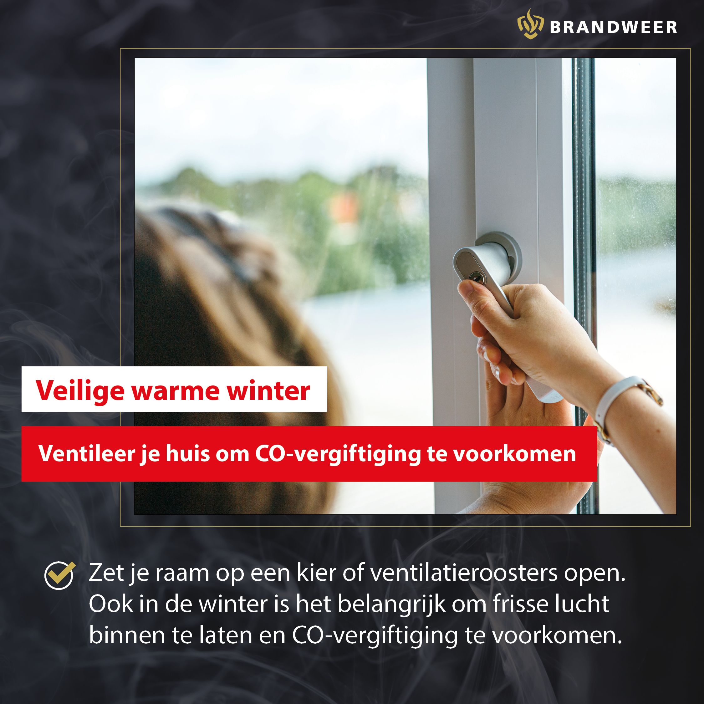 Tijdlijn CO frisse lucht