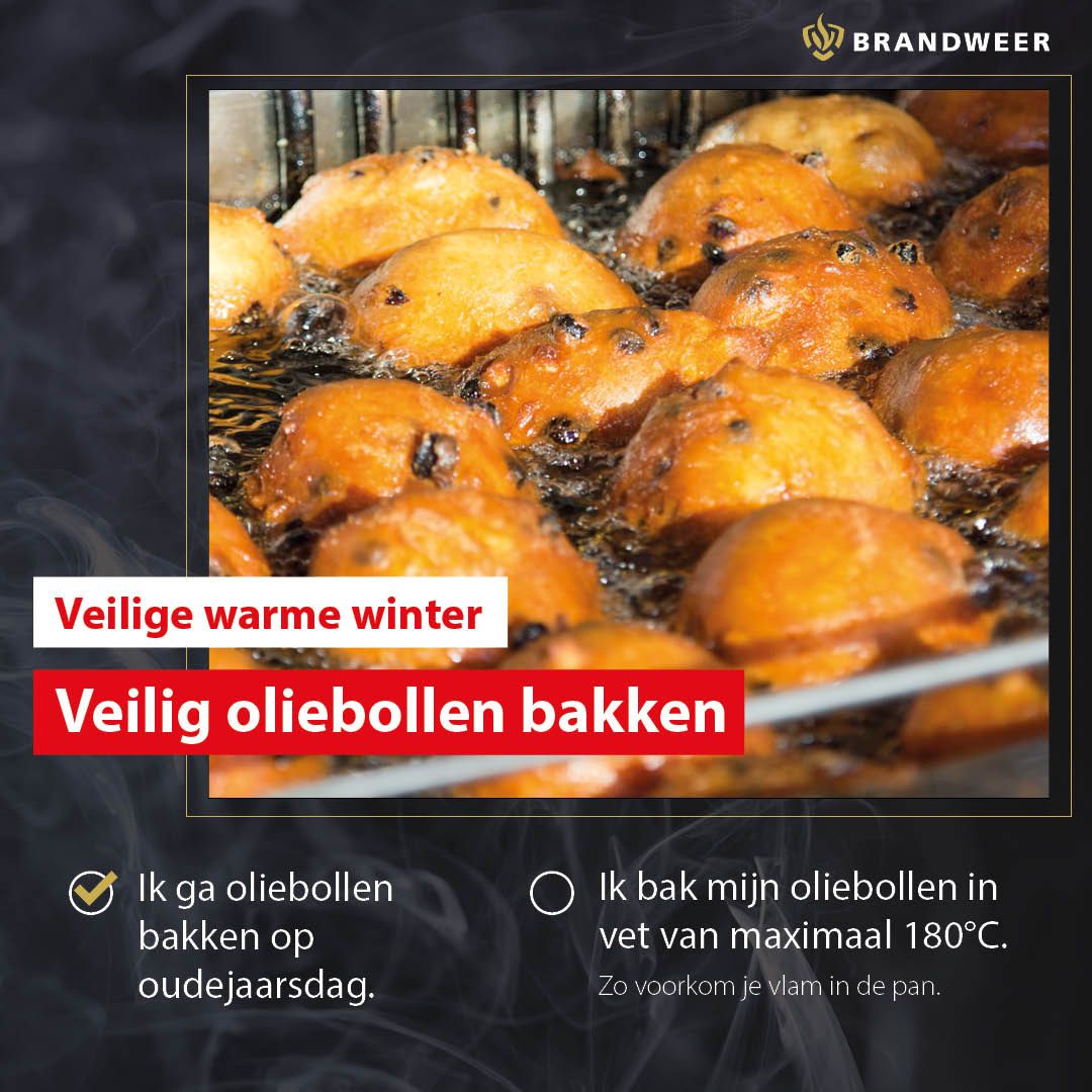 Veilig oliebollen bakken