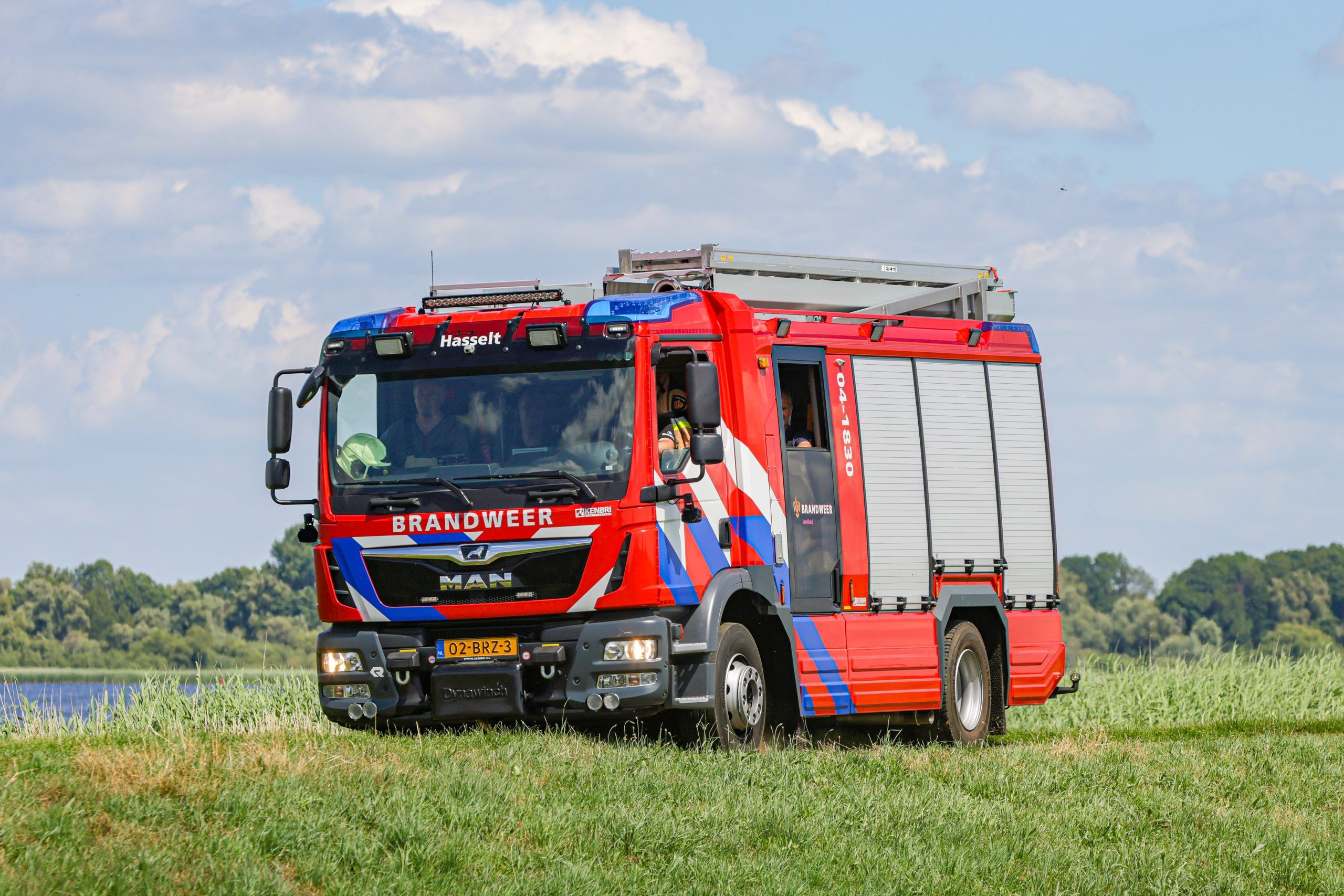 Brandweerauto IJsselland rijdt op duurzame brandstof